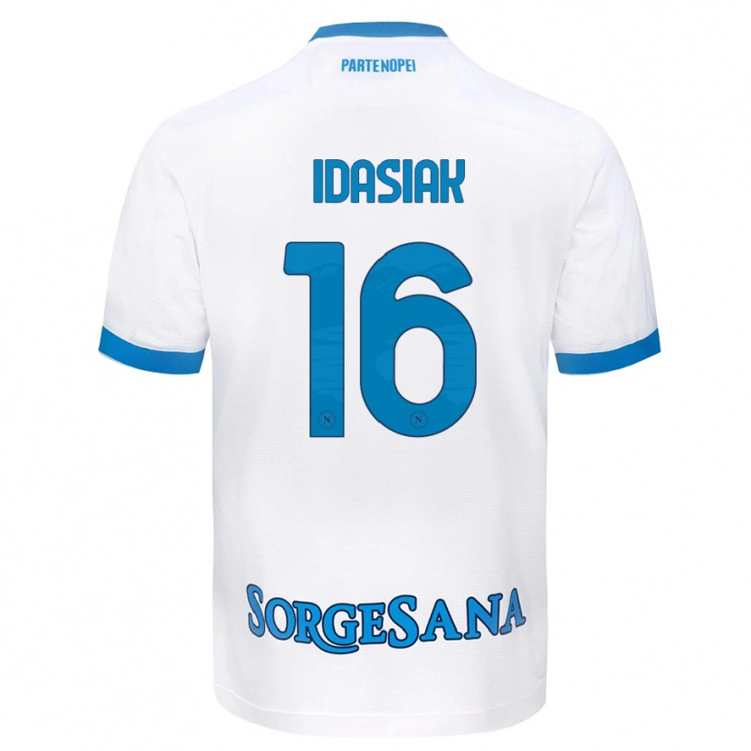 Danxen Dames Hubert Idasiak #16 Wit Hemelsblauw Uitshirt Uittenue 2026/27 T-Shirt