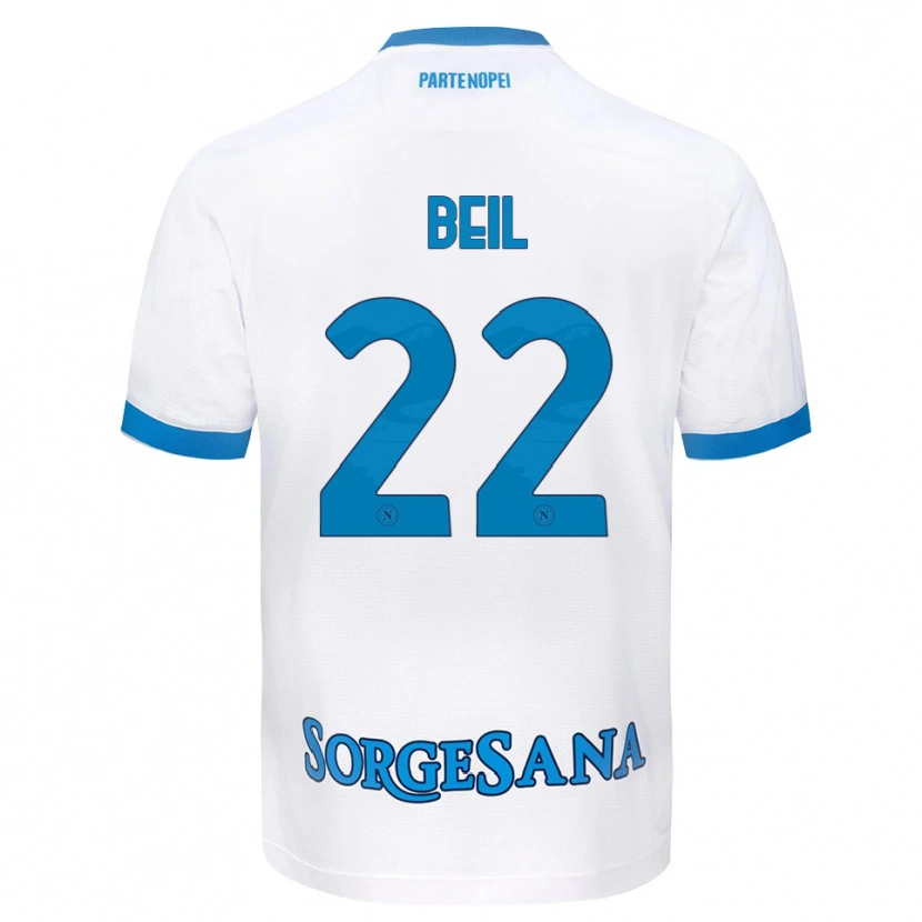 Danxen Dames Vivien Beil #22 Wit Hemelsblauw Uitshirt Uittenue 2026/27 T-Shirt