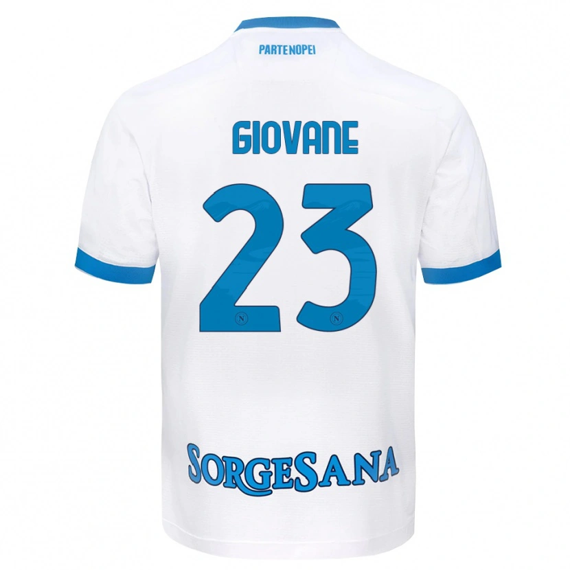Danxen Dames Giovane Santana Do Nascimento #23 Wit Hemelsblauw Uitshirt Uittenue 2026/27 T-Shirt