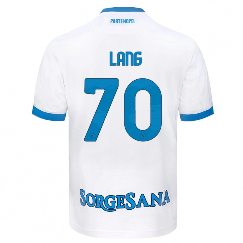 Danxen Dames Noa Lang #70 Wit Hemelsblauw Uitshirt Uittenue 2026/27 T-Shirt