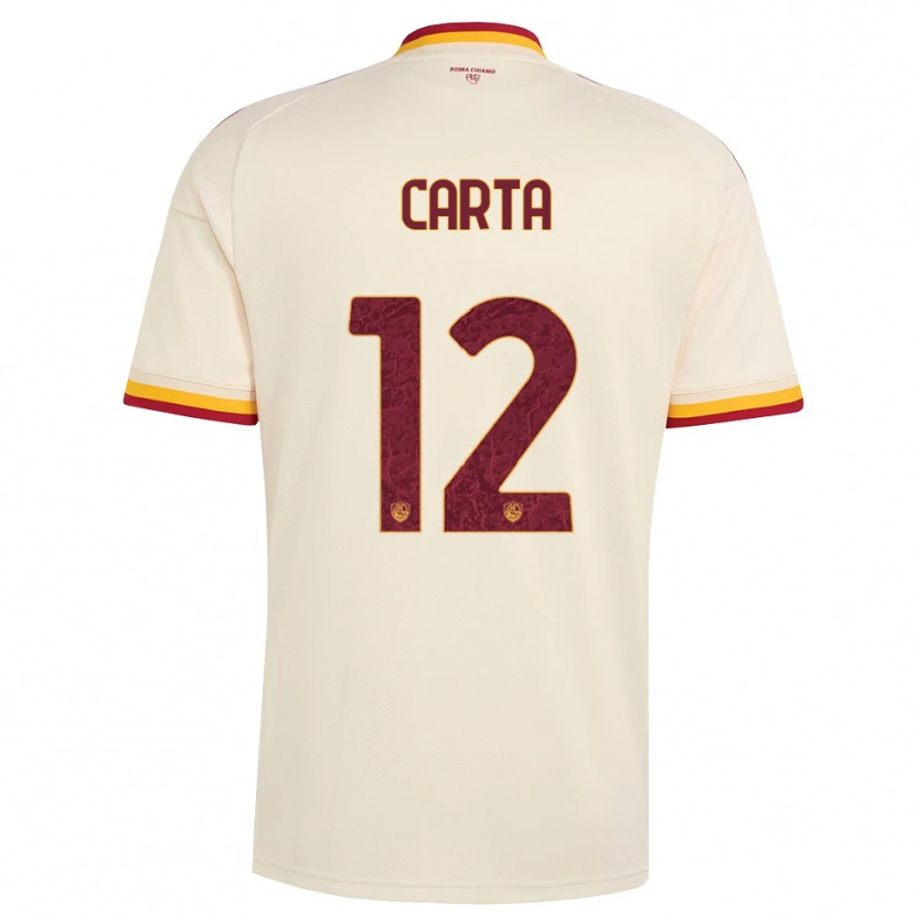 Danxen Dames Lorenzo Carta #12 Champagne Rood Geel Uitshirt Uittenue 2026/27 T-Shirt