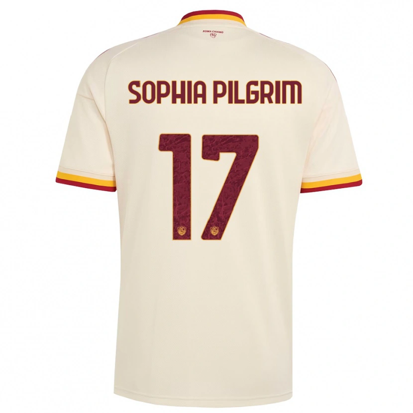 Danxen Dames Alayah Sophia Pilgrim #17 Champagne Rood Geel Uitshirt Uittenue 2026/27 T-Shirt