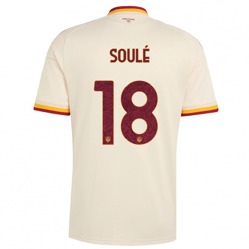 Danxen Dames Matías Soulé #18 Champagne Rood Geel Uitshirt Uittenue 2026/27 T-Shirt