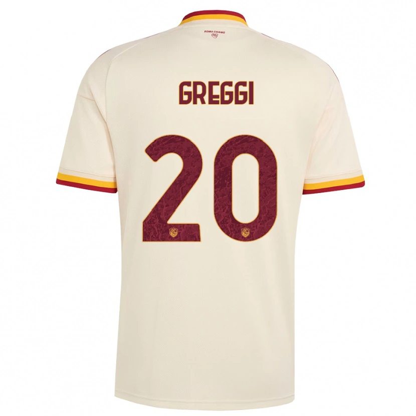 Danxen Dames Giada Greggi #20 Champagne Rood Geel Uitshirt Uittenue 2026/27 T-Shirt