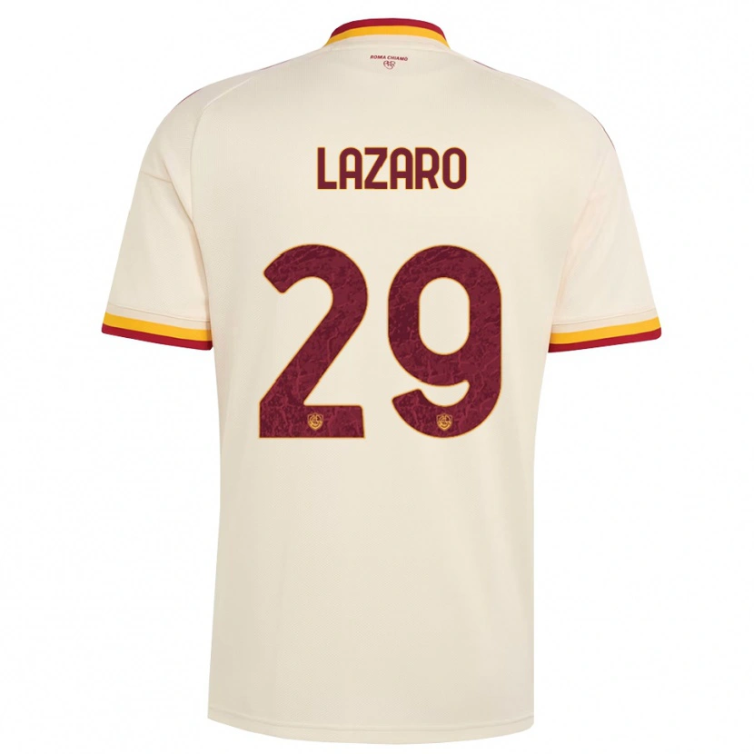Danxen Dames Paloma Lazaro #29 Champagne Rood Geel Uitshirt Uittenue 2026/27 T-Shirt