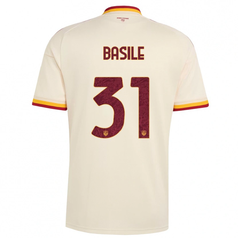 Danxen Dames Filippo Basile #31 Champagne Rood Geel Uitshirt Uittenue 2026/27 T-Shirt