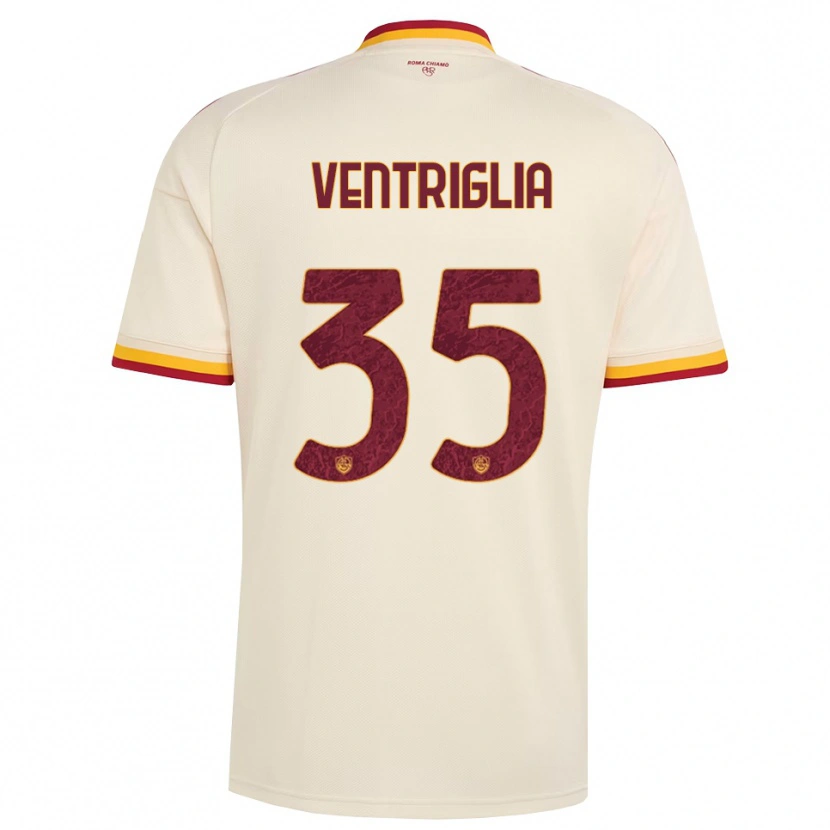 Danxen Dames Rosanna Ventriglia #35 Champagne Rood Geel Uitshirt Uittenue 2026/27 T-Shirt