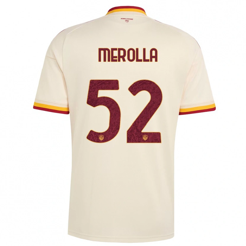 Danxen Dames Liliana Merolla #52 Champagne Rood Geel Uitshirt Uittenue 2026/27 T-Shirt