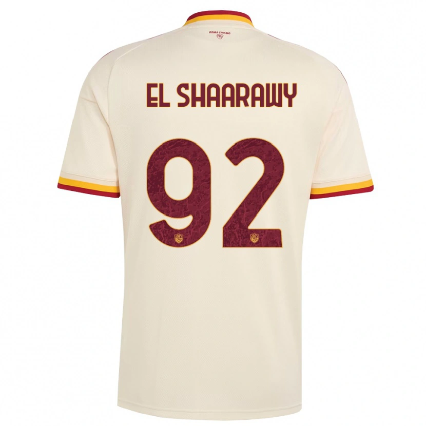 Danxen Dames Stephan El Shaarawy #92 Champagne Rood Geel Uitshirt Uittenue 2026/27 T-Shirt