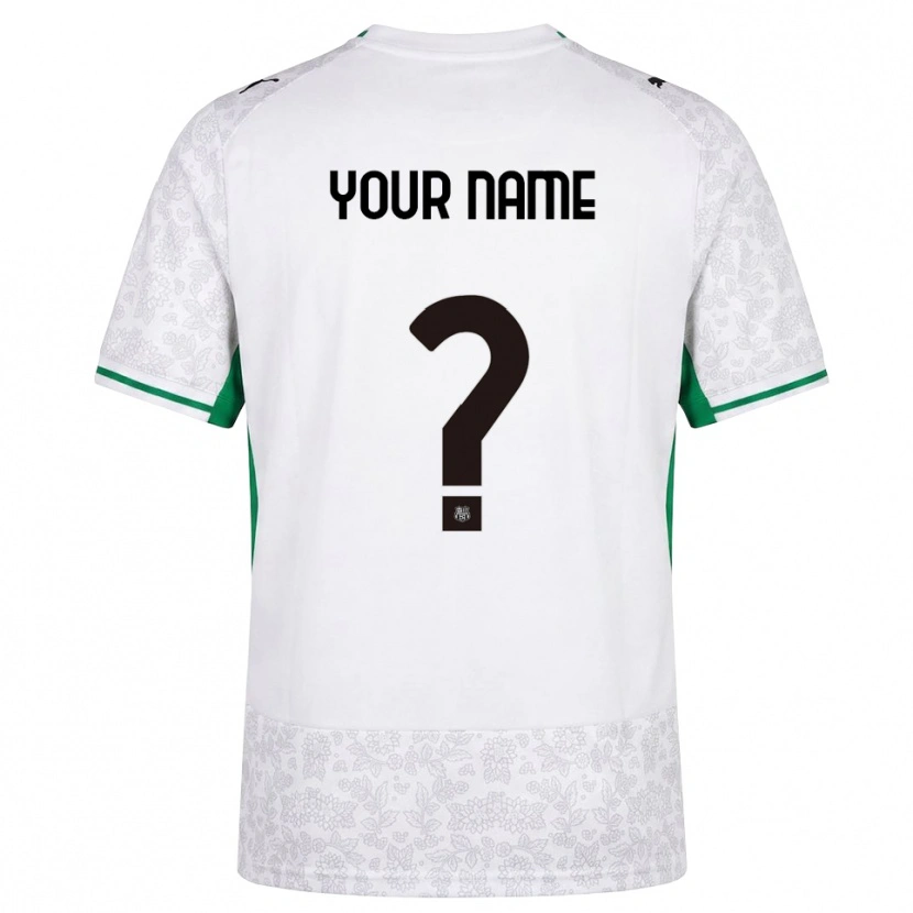 Danxen Dames Uw Naam #0 Wit Zwart Groen Uitshirt Uittenue 2026/27 T-Shirt