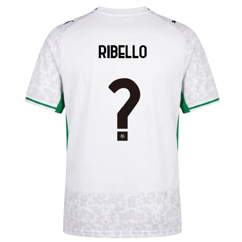 Danxen Dames Carmine Ribello #0 Wit Zwart Groen Uitshirt Uittenue 2026/27 T-Shirt