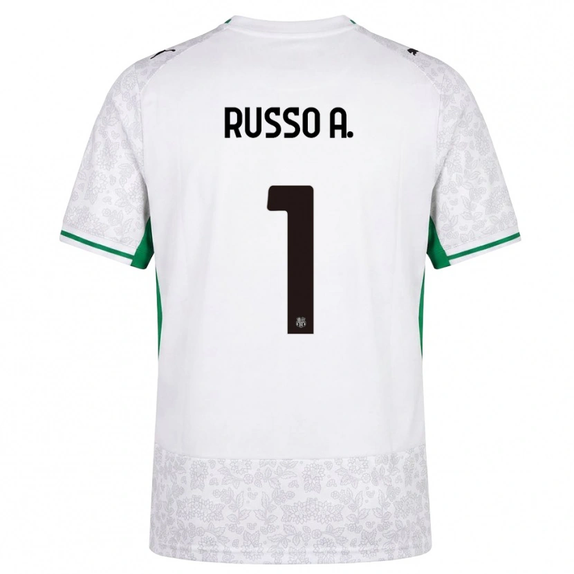 Danxen Dames Alessandro Russo #1 Wit Zwart Groen Uitshirt Uittenue 2026/27 T-Shirt