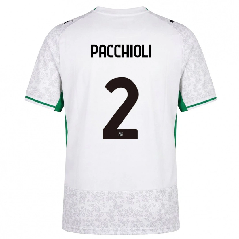 Danxen Dames Devis Pacchioli #2 Wit Zwart Groen Uitshirt Uittenue 2026/27 T-Shirt