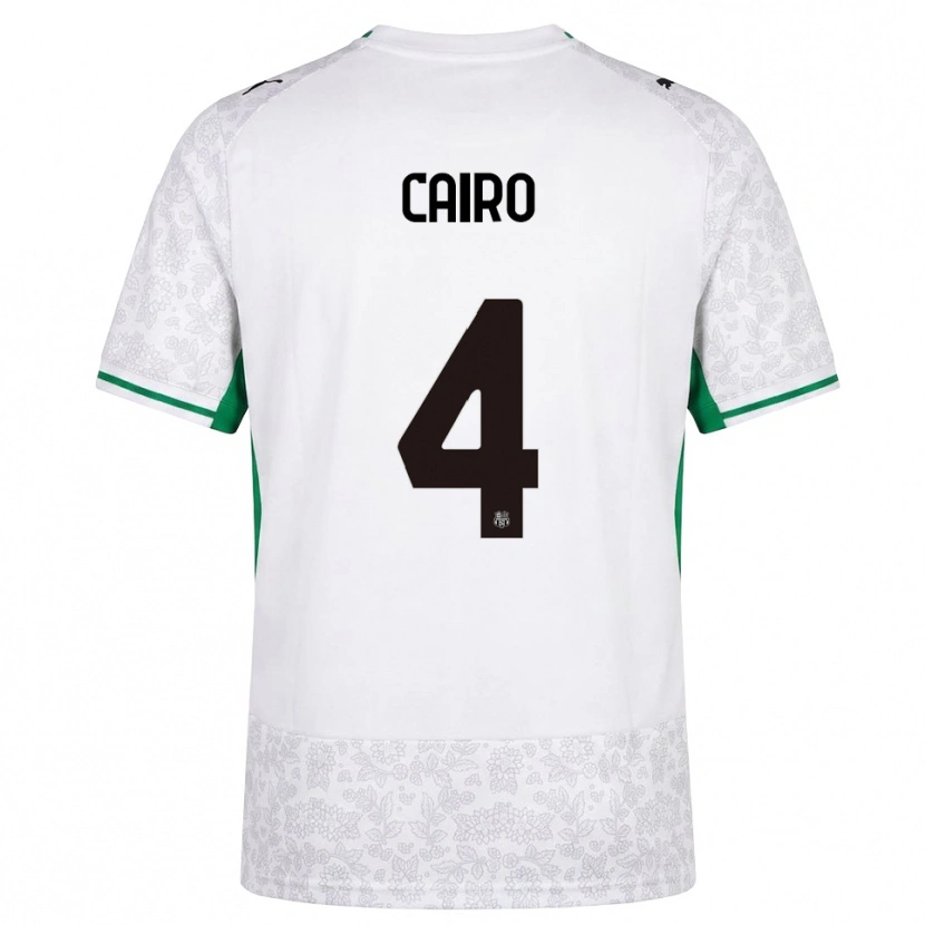 Danxen Dames Nicolas Cairo #4 Wit Zwart Groen Uitshirt Uittenue 2026/27 T-Shirt