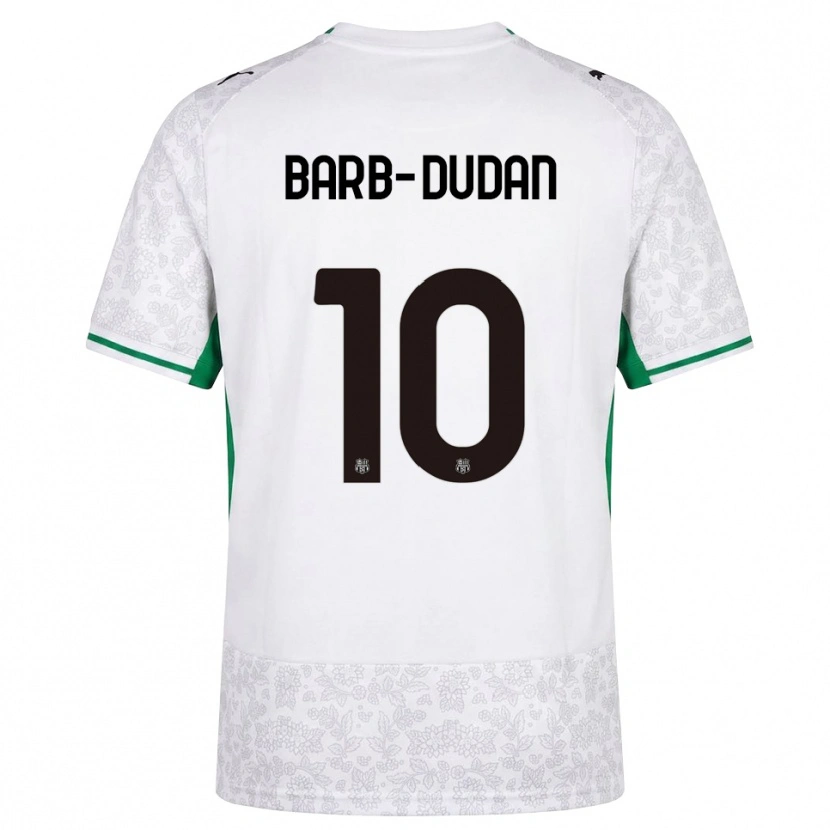 Danxen Dames Marco Barb-Dudan #10 Wit Zwart Groen Uitshirt Uittenue 2026/27 T-Shirt