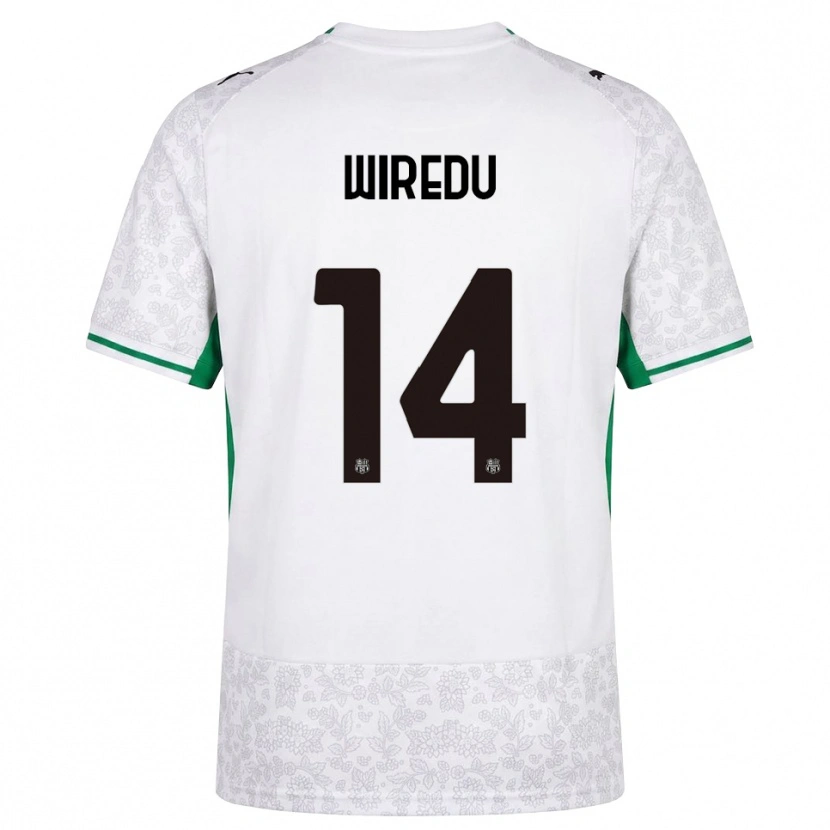 Danxen Dames Francis Wiredu #14 Wit Zwart Groen Uitshirt Uittenue 2026/27 T-Shirt