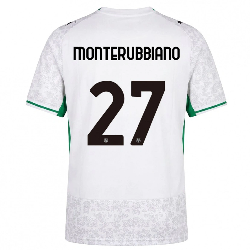 Danxen Dames Valeria Monterubbiano #27 Wit Zwart Groen Uitshirt Uittenue 2026/27 T-Shirt