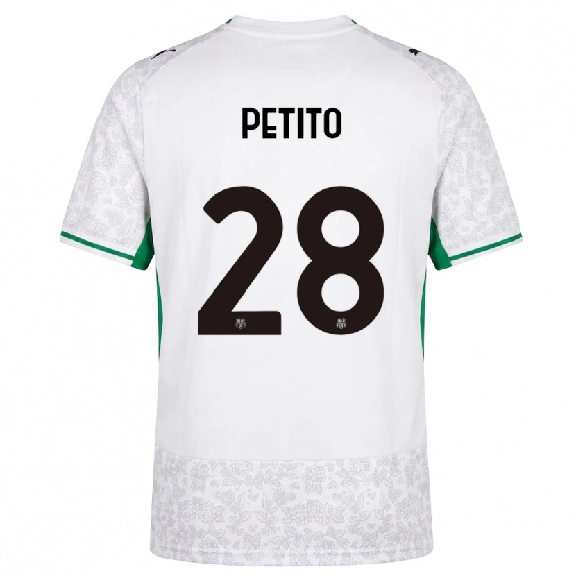 Danxen Dames Christian Petito #28 Wit Zwart Groen Uitshirt Uittenue 2026/27 T-Shirt