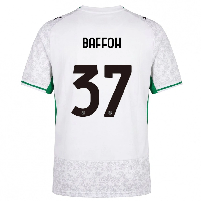 Danxen Dames Jeffrey Baffoh #37 Wit Zwart Groen Uitshirt Uittenue 2026/27 T-Shirt