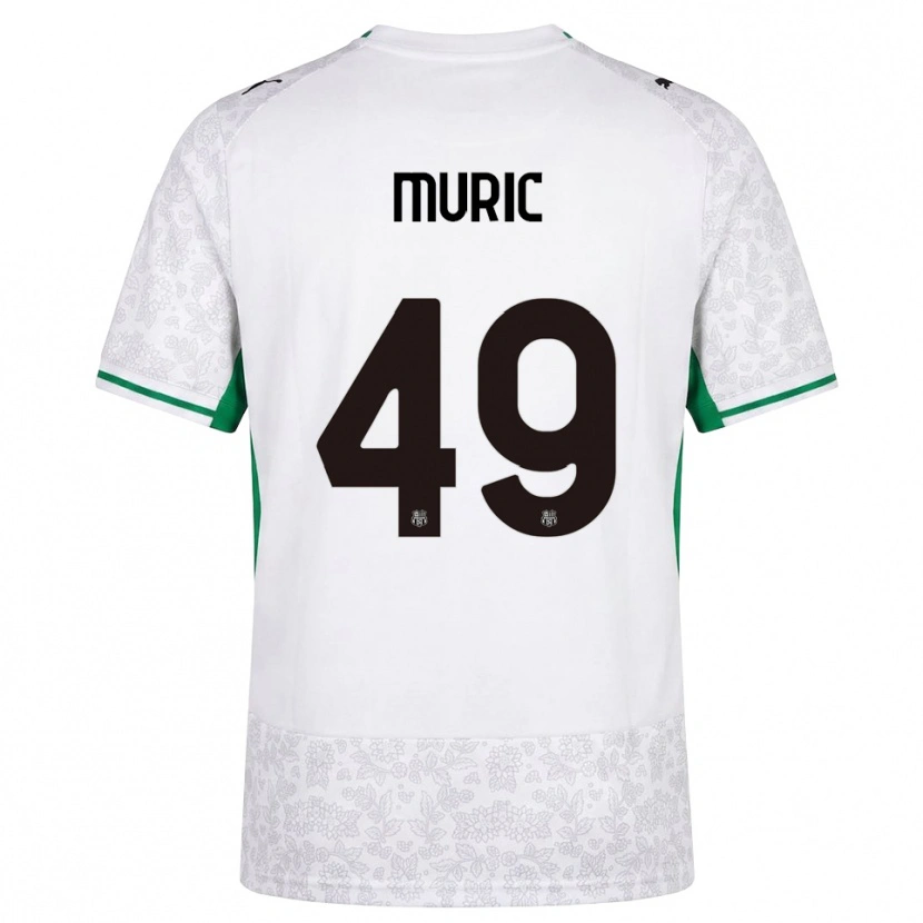 Danxen Dames Arijanet Murić #49 Wit Zwart Groen Uitshirt Uittenue 2026/27 T-Shirt