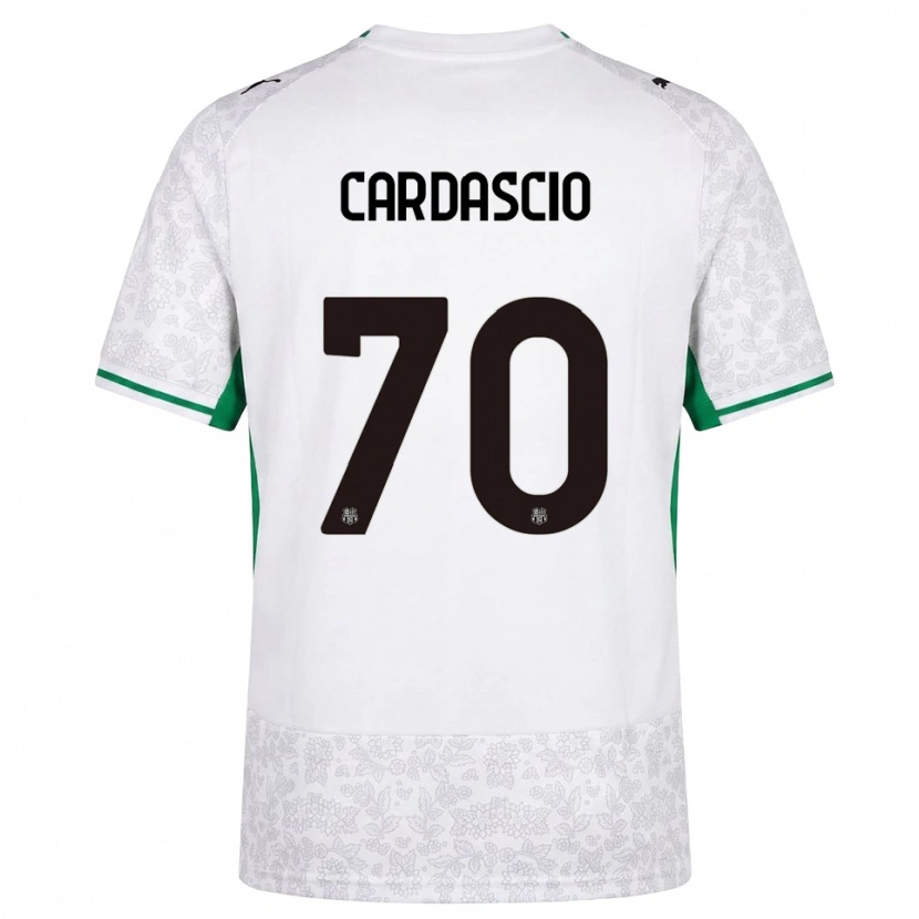 Danxen Dames Alessandro Cardascio #70 Wit Zwart Groen Uitshirt Uittenue 2026/27 T-Shirt