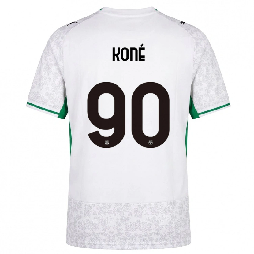 Danxen Dames Ismaël Koné #90 Wit Zwart Groen Uitshirt Uittenue 2026/27 T-Shirt