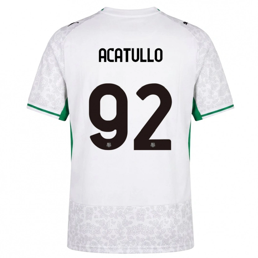 Danxen Dames Cristian Acatullo #92 Wit Zwart Groen Uitshirt Uittenue 2026/27 T-Shirt