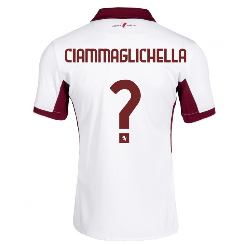 Danxen Dames Aaron Ciammaglichella #0 Bordeauxrood Wit Rood Uitshirt Uittenue 2026/27 T-Shirt