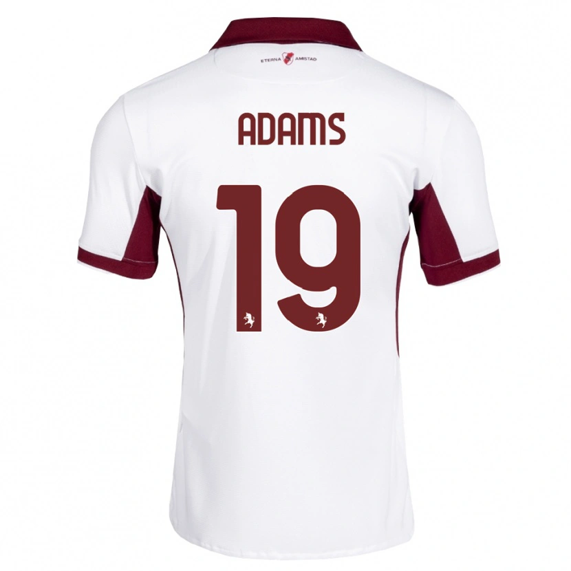 Danxen Dames Ché Adams #19 Bordeauxrood Wit Rood Uitshirt Uittenue 2026/27 T-Shirt