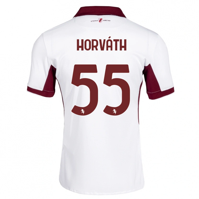 Danxen Dames Krisztofer Horváth #55 Bordeauxrood Wit Rood Uitshirt Uittenue 2026/27 T-Shirt