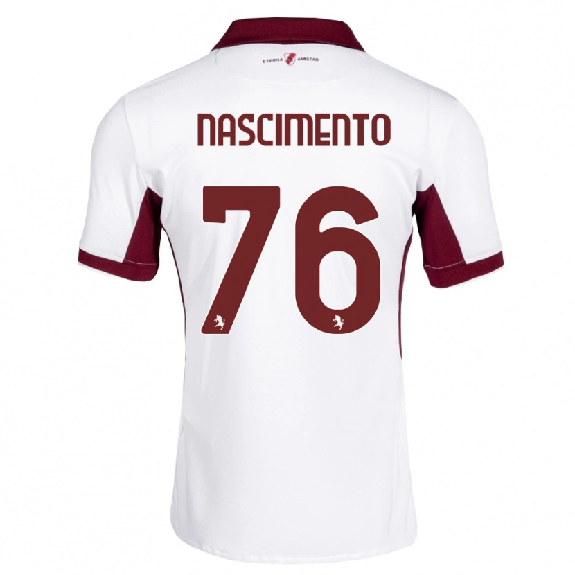Danxen Dames Sandro Nascimento #76 Bordeauxrood Wit Rood Uitshirt Uittenue 2026/27 T-Shirt