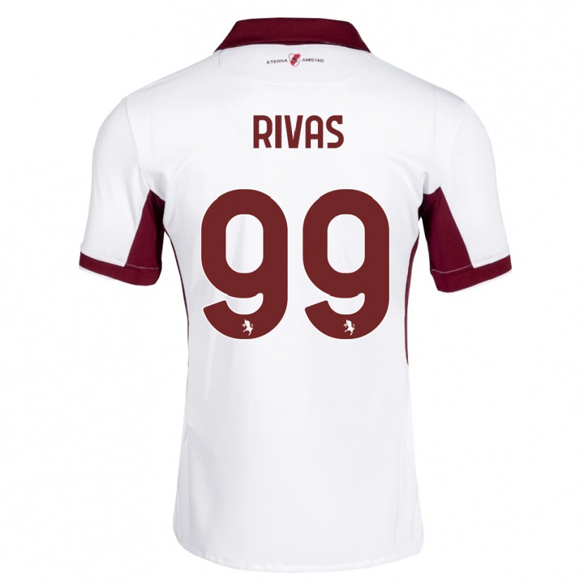 Danxen Dames Feder Rivas #99 Bordeauxrood Wit Rood Uitshirt Uittenue 2026/27 T-Shirt