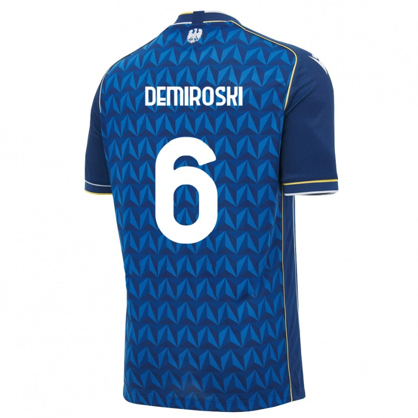 Danxen Dames Shenol Demiroski #6 Koninklijk Blauw Wit Blauw Uitshirt Uittenue 2026/27 T-Shirt