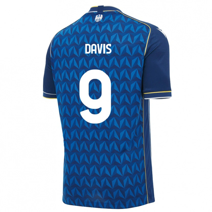 Danxen Dames Keinan Davis #9 Koninklijk Blauw Wit Blauw Uitshirt Uittenue 2026/27 T-Shirt