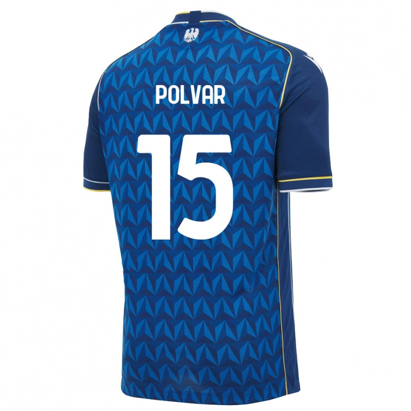 Danxen Dames Francesco Polvar #15 Koninklijk Blauw Wit Blauw Uitshirt Uittenue 2026/27 T-Shirt