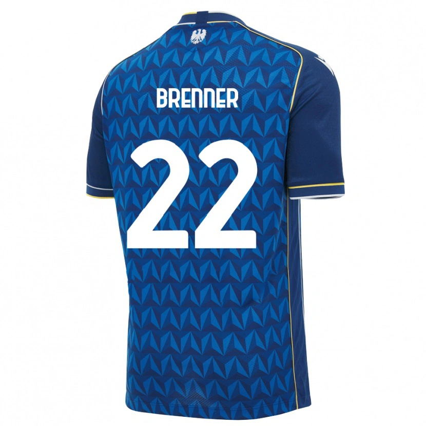 Danxen Dames Brenner #22 Koninklijk Blauw Wit Blauw Uitshirt Uittenue 2026/27 T-Shirt