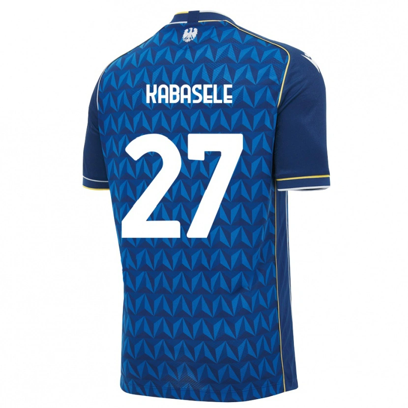 Danxen Dames Christian Kabasele #27 Koninklijk Blauw Wit Blauw Uitshirt Uittenue 2026/27 T-Shirt