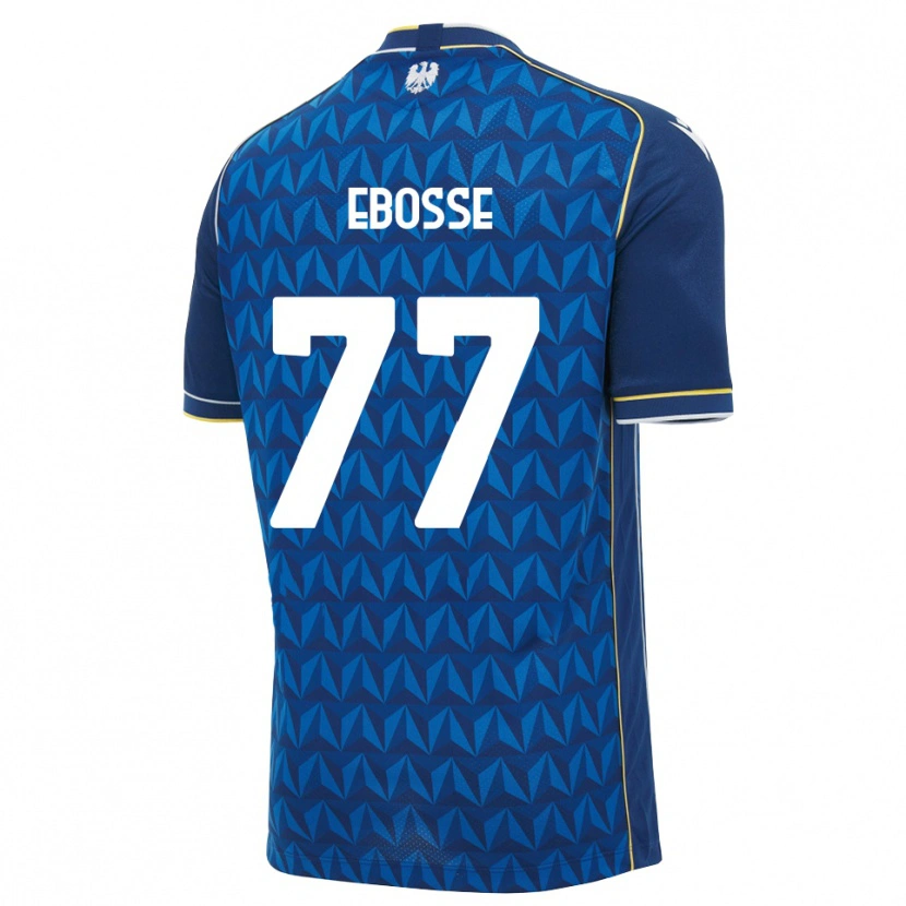 Danxen Dames Enzo Ebosse #77 Koninklijk Blauw Wit Blauw Uitshirt Uittenue 2026/27 T-Shirt