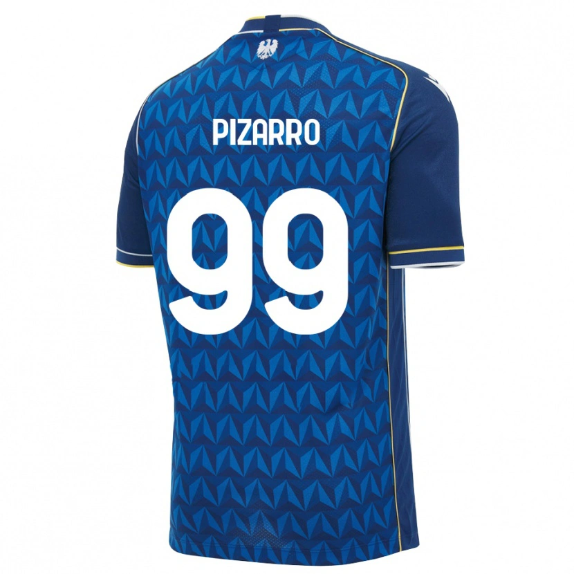 Danxen Dames Damián Pizarro #99 Koninklijk Blauw Wit Blauw Uitshirt Uittenue 2026/27 T-Shirt