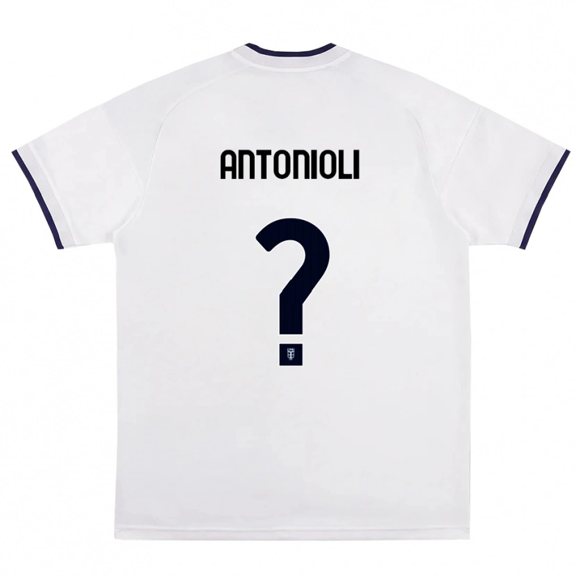 Danxen Dames Nicolas Antonioli #0 Wit Rood Koninklijk Blauw Uitshirt Uittenue 2026/27 T-Shirt