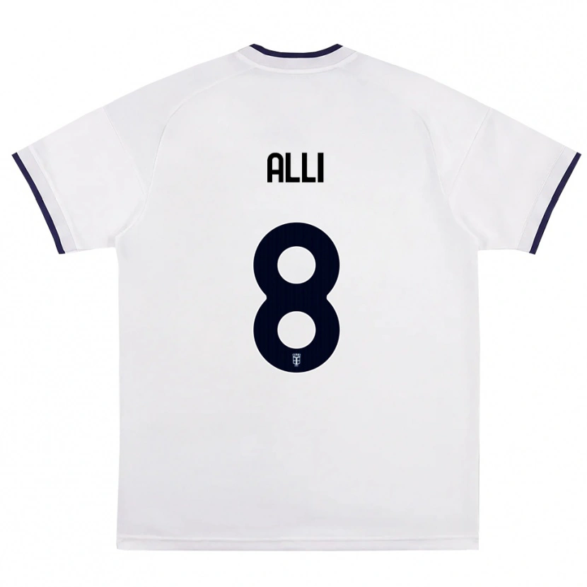 Danxen Dames Dele Alli #8 Wit Rood Koninklijk Blauw Uitshirt Uittenue 2026/27 T-Shirt