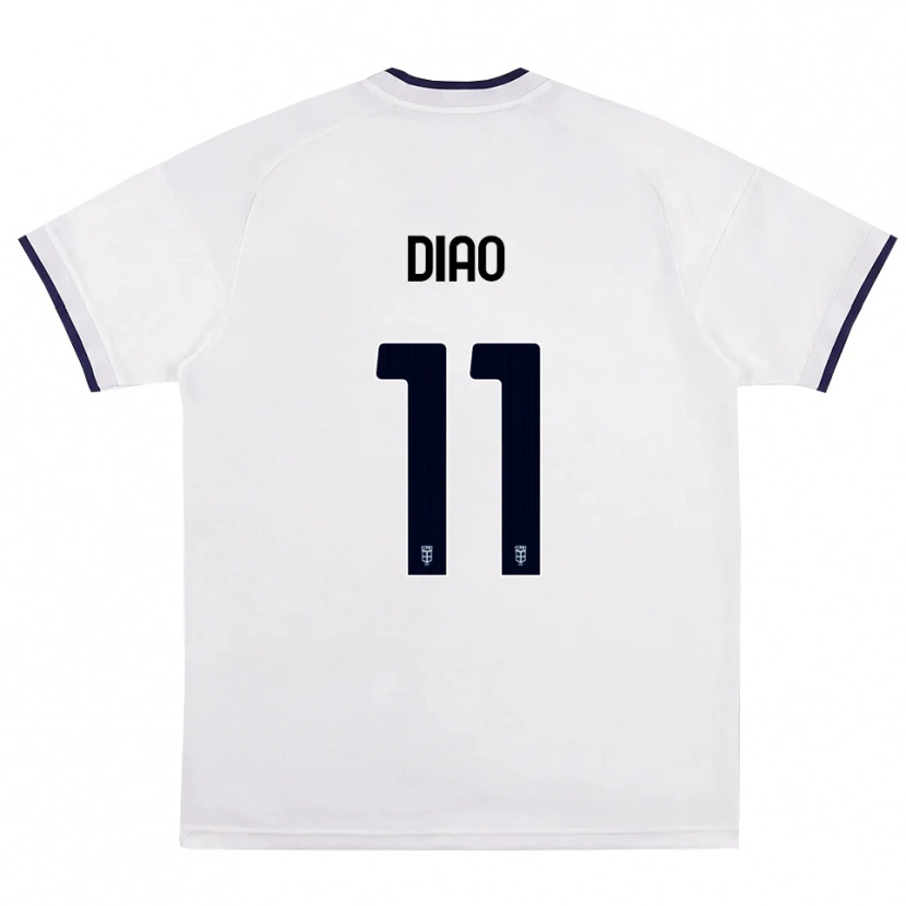 Danxen Dames Assane Diao #11 Wit Rood Koninklijk Blauw Uitshirt Uittenue 2026/27 T-Shirt