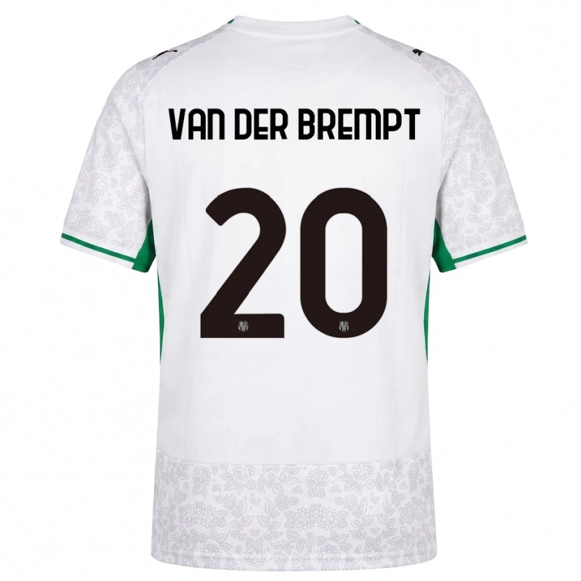 Danxen Dames Ignace Van Der Brempt #20 Wit Zwart Groen Uitshirt Uittenue 2026/27 T-Shirt