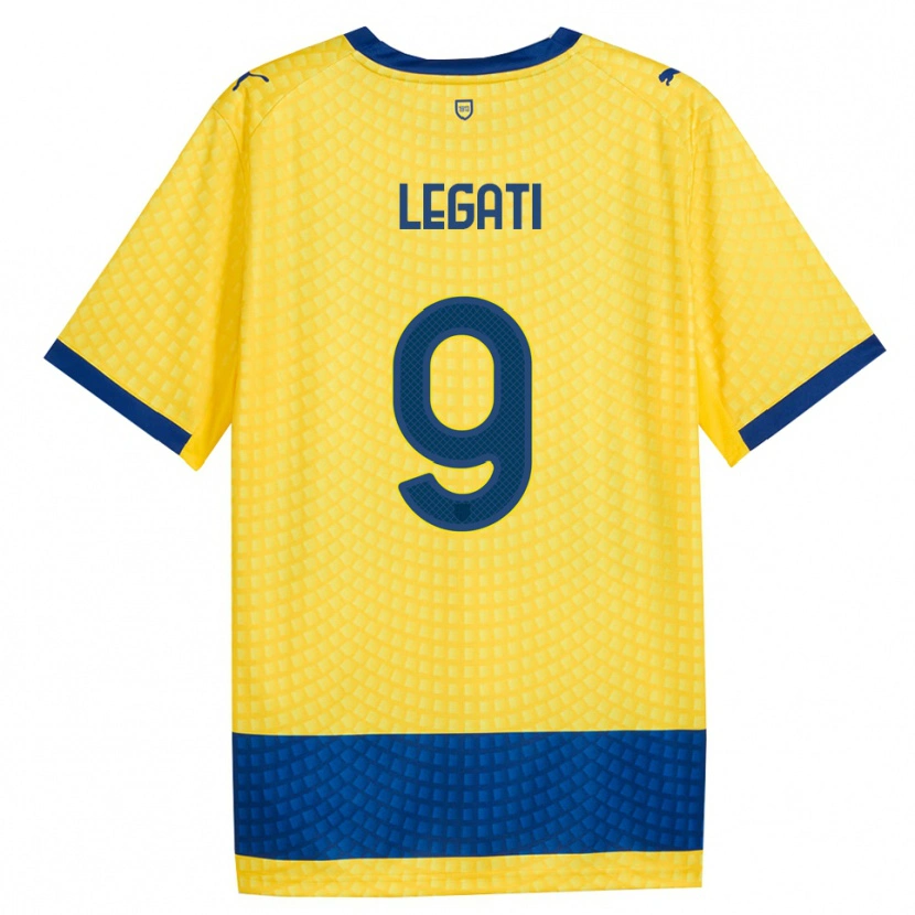 Danxen Dames Juri Legati #9 Geel Blauw Zwart Uitshirt Uittenue 2026/27 T-Shirt