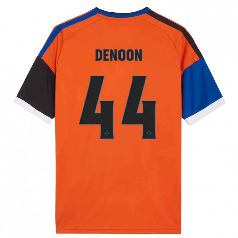 Danxen Dames Daniel Denoon #44 Oranje Blauw Zwart Wit Uitshirt Uittenue 2026/27 T-Shirt