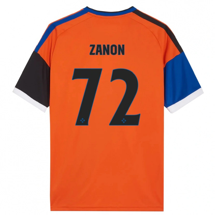Danxen Dames Simone Zanon #72 Oranje Blauw Zwart Wit Uitshirt Uittenue 2026/27 T-Shirt