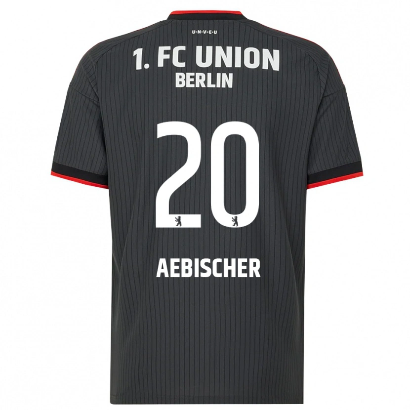 Danxen Dames Michel Aebischer #20 Zwart Wit Rood Uitshirt Uittenue 2026/27 T-Shirt