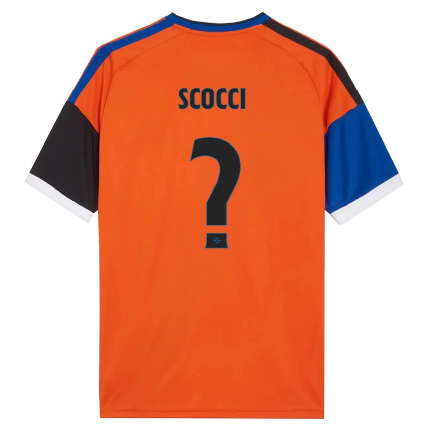 Danxen Dames Nicholas Scocci #0 Oranje Blauw Zwart Wit Uitshirt Uittenue 2026/27 T-Shirt