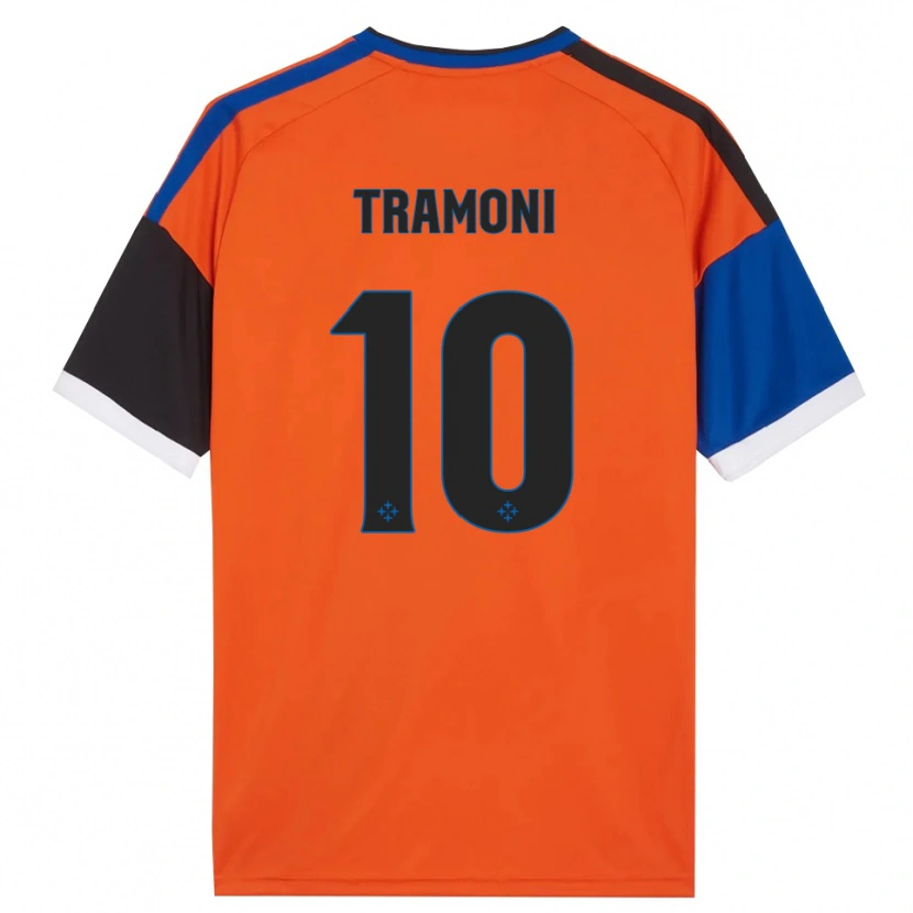 Danxen Dames Matteo Tramoni #10 Oranje Blauw Zwart Wit Uitshirt Uittenue 2026/27 T-Shirt