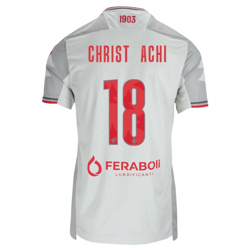 Danxen Dames Ange Christ Achi #18 Grijs Wit Rood Uitshirt Uittenue 2026/27 T-Shirt